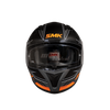 SMK Stellar Sports Adox Matt Grey Orange Black (MA672) Helmet