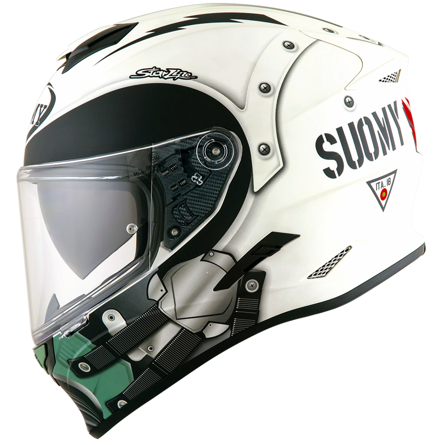 SUOMY Stellar Cylone White Matt Helmet