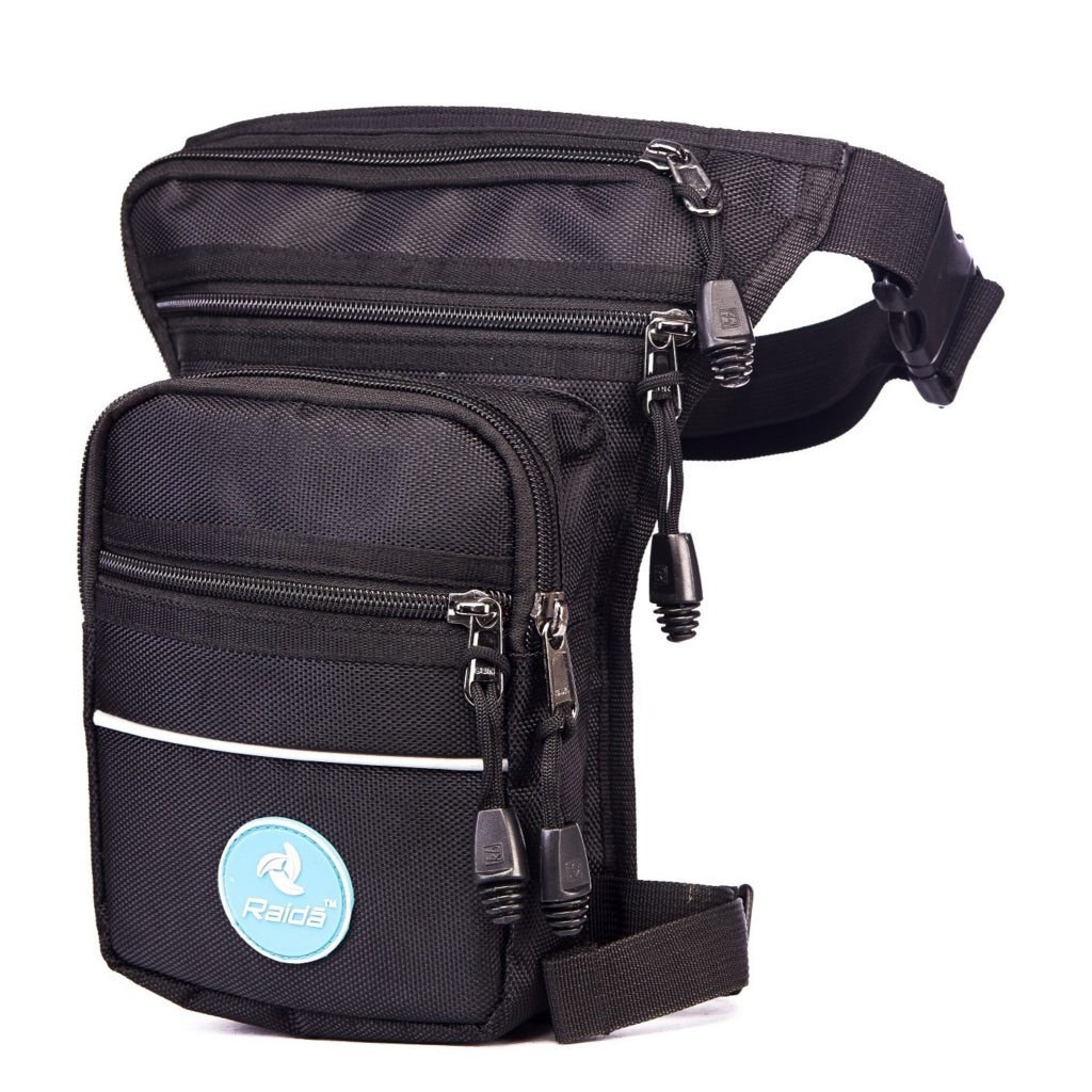 Raida ThruX Motorcycle Thigh Bag, Riding Luggage, Raida Gears, Moto Central