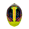 SMK Stellar Sports Graffiti Gloss Yellow Red Orange (GL437) Helmet