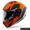 Airoh Valor Wings Matt Orange Black Helmet