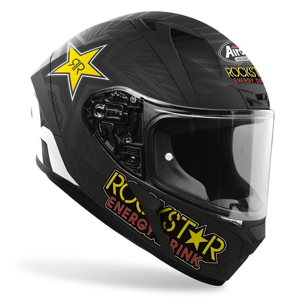 Airoh Valor Rockstar Matt Black Helmet– Moto Central Airoh Valor Rockstar Matt Black Helmet– Moto Central