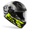 Airoh Valor Akuna Gloss Black Yellow Helmet