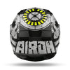 Airoh Valor Akuna Gloss Black Yellow Helmet