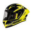 SMK Stellar Sports Adox Gloss Yellow Black Grey (GL426) Helmet