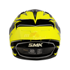 SMK Stellar Sports Adox Matt Yellow Black Grey (MA426) Helmet