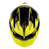 SMK Stellar Sports Adox Gloss Yellow Black Grey (GL426) Helmet
