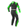 IXON Vortex 3 CE AAA Certified Leather Racing Suit (Black Green)
