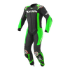 IXON Vortex 3 CE AAA Certified Leather Racing Suit (Black Green)