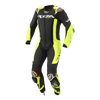 IXON Vortex 3 CE AAA Certified Leather Racing Suit (Black Bright Yellow)