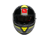 MT Thunder 3 SV Spoiler Nova B62 Gloss Black Grey Neon Yellow Helmet