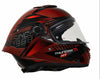MT Thunder 4 SV Luminence D5 Gloss Red Black Helmet