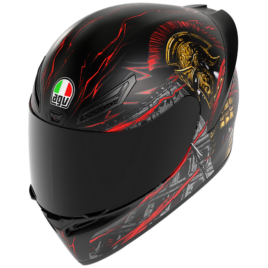 AGV K1 S Gladiator Matt Black Red Helmet