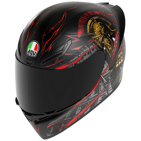 AGV K1 S Gladiator Matt Black Red Helmet