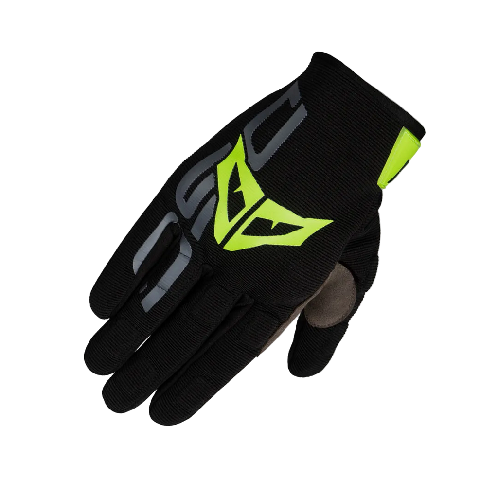 DSG Alpha Air Riding Gloves (Black Yellow Fluro)