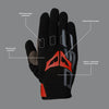 DSG Alpha Air Riding Gloves (Black Red)