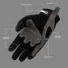 DSG Alpha Air Riding Gloves (Black White)