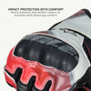 Viaterra Holeshot Pro Semi Gauntlet Motorcycle Riding Gloves (Red)