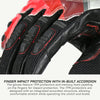 Viaterra Holeshot Pro Semi Gauntlet Motorcycle Riding Gloves (Red)