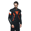 Dainese Avro 5 Tex Jacket (Black Red Fluro White) - Moto Central