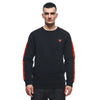 Dainese Sweater Stripes (Black Fluro Red) - Moto Central
