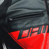 Dainese Racing 4 Leather Jacket (Lava Red Black)