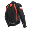 Dainese Avro 5 Tex Jacket (Black Red Fluro White) - Moto Central