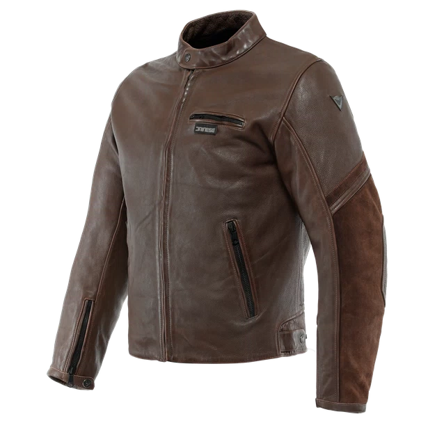 Dainese Merak Leather Jacket (Tobacco) - Moto Central