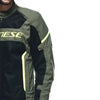 Dainese Air Frame 3 Tex Jacket (Army Green Black Fluro Yellow) - Moto Central