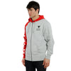 Dainese Paddock Full Zip Hoodie (Glacier Gray Lava Red Black) - Moto Central