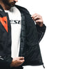 Dainese Avro 5 Tex Jacket (Black Red Fluro White) - Moto Central