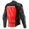 Dainese Racing 4 Leather Jacket (Lava Red Black)