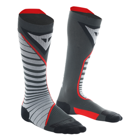 Dainese Thermo Long Socks (Black Red) - Moto Central