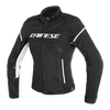 Dainese Air Frame D1 Lady Tex Jacket (Black White)