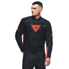 Dainese Smart Jacket LS Sport (Black Fluro Red) - Moto Central