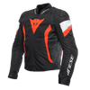 Dainese Avro 5 Tex Jacket (Black Red Fluro White) - Moto Central