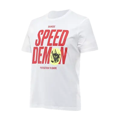 Dainese Knee Down TShirt (Brilliant White) - Moto Central