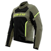 Dainese Air Frame 3 Tex Jacket (Army Green Black Fluro Yellow) - Moto Central