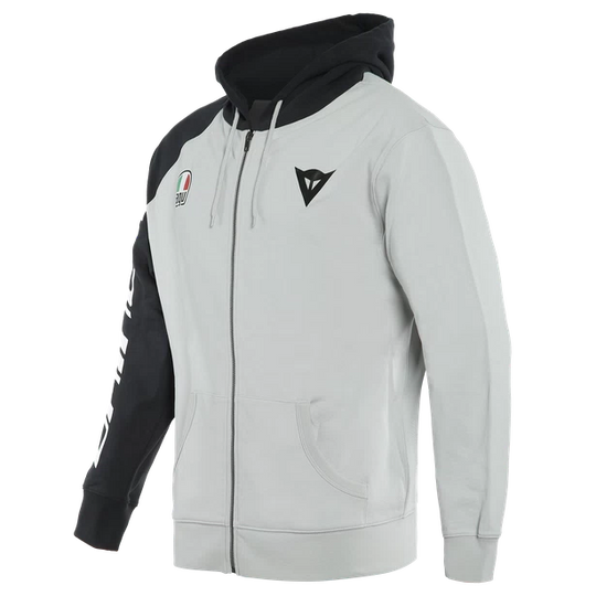 Dainese Racing Service Full Zip Hoodie (Glacier Gray Black)