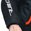 Dainese Avro 5 Tex Jacket (Black Red Fluro White) - Moto Central