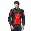 Dainese Racing 4 Leather Jacket (Lava Red Black)