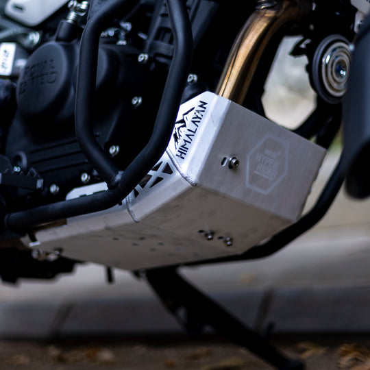 Hyperrider Royal Enfield Himalayan 450 Aluminium Bash Plate Silver (HRHIM45005S)