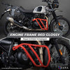ZANA ENGINE FRAME RED COMPATIBLE WITH SCRAM 411 (2021-22) / HIMALAYAN BS6 (2016-20)  (ZI-8055)