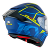 KYT R2R Pro Concept Matt Blue Yellow Helmet