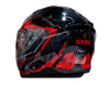 SMK GTJ Escape Black Red Grey Gloss (GL236) Helmet