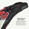 Viaterra Holeshot Pro Semi Gauntlet Motorcycle Riding Gloves (Red)