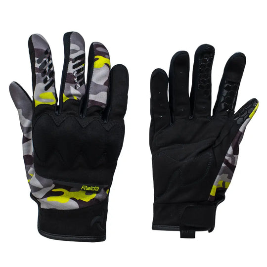 Raida Trailcraft Offroad Gloves (Camo Hi Viz)