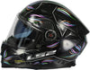 LS2 FF811 Vector II Tropical Gloss Black White Helmet