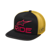 Alpinestars Ride 4.0 Trucker Hat (Black Yellow Red)