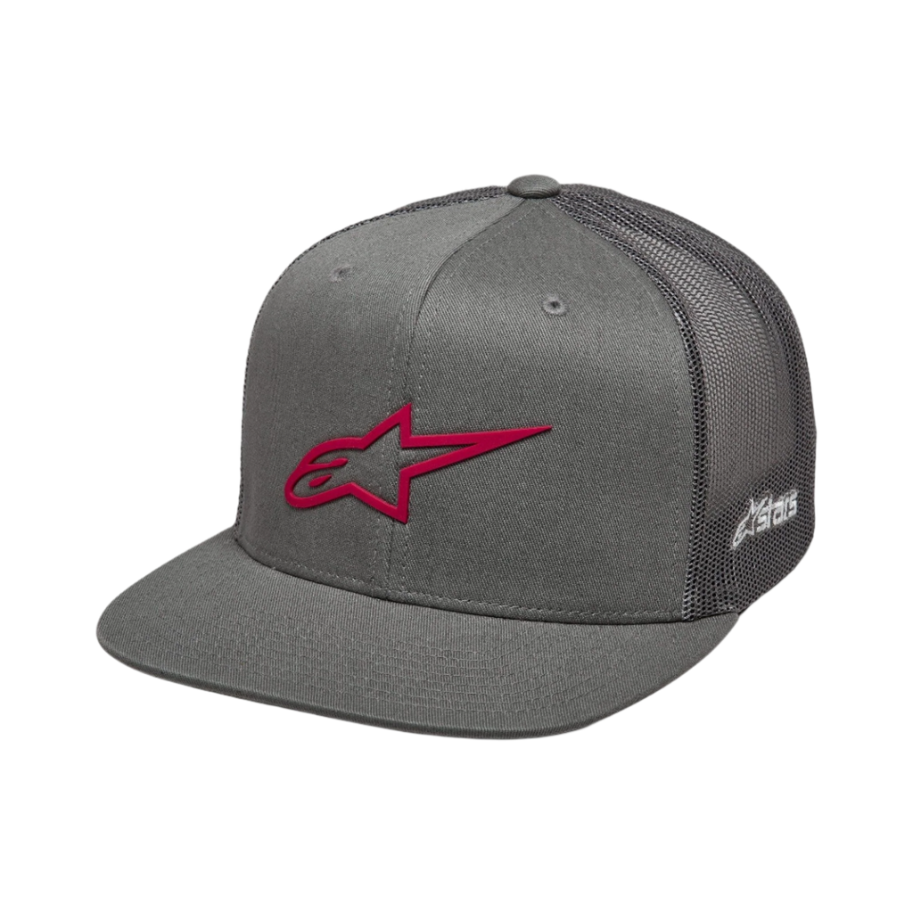 Alpinestars 3D Ageless Trucker Hat (Grey Red)